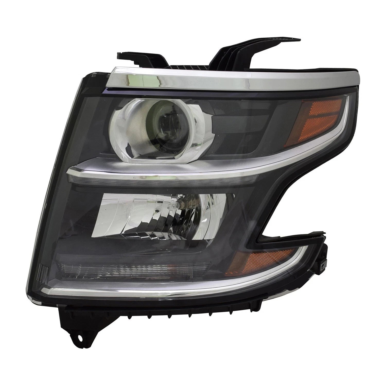 Replacement Driver Side HID Headlight Assembly w/o Logo in Lamp