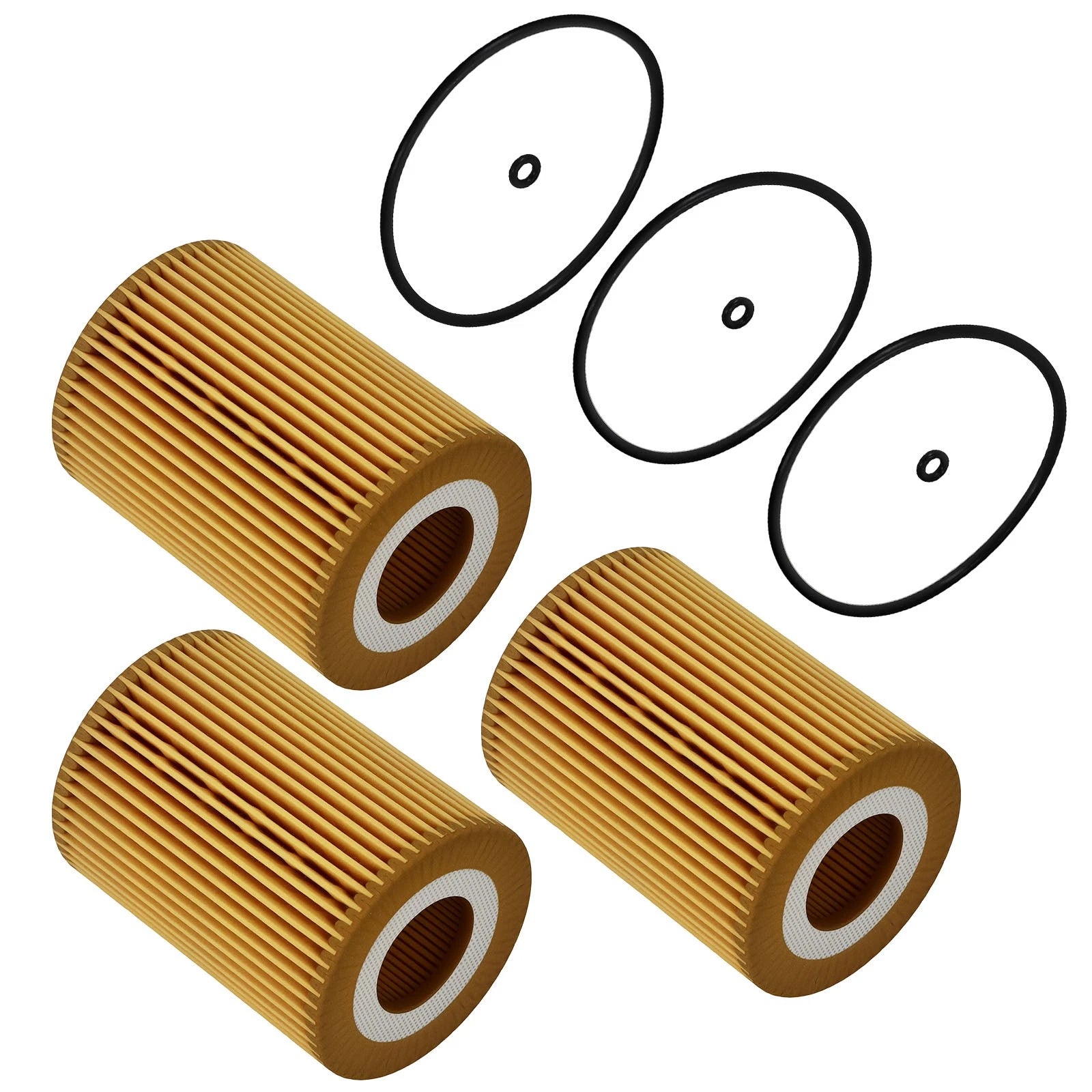 3X Engine Oil Filter for Mercedes Benz W211 W164 X164 HU821x OX380D