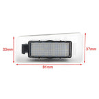 6500K 18LED License Plate Lights for Hyundai Elantra I30 (2007-2010)