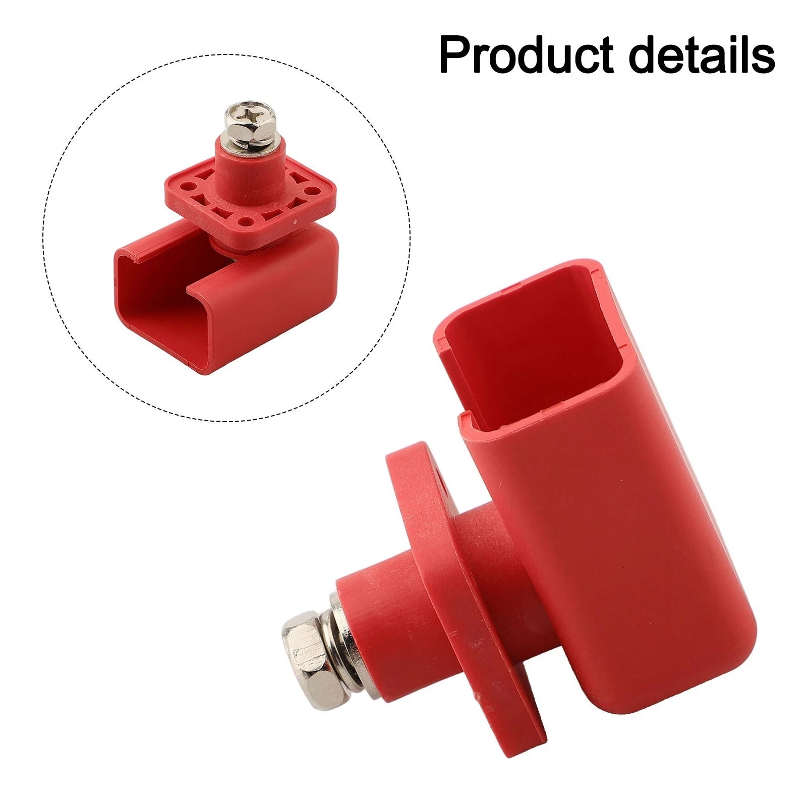 Set of 2 Heavy Duty Battery Terminal Connectors for Energy Storage