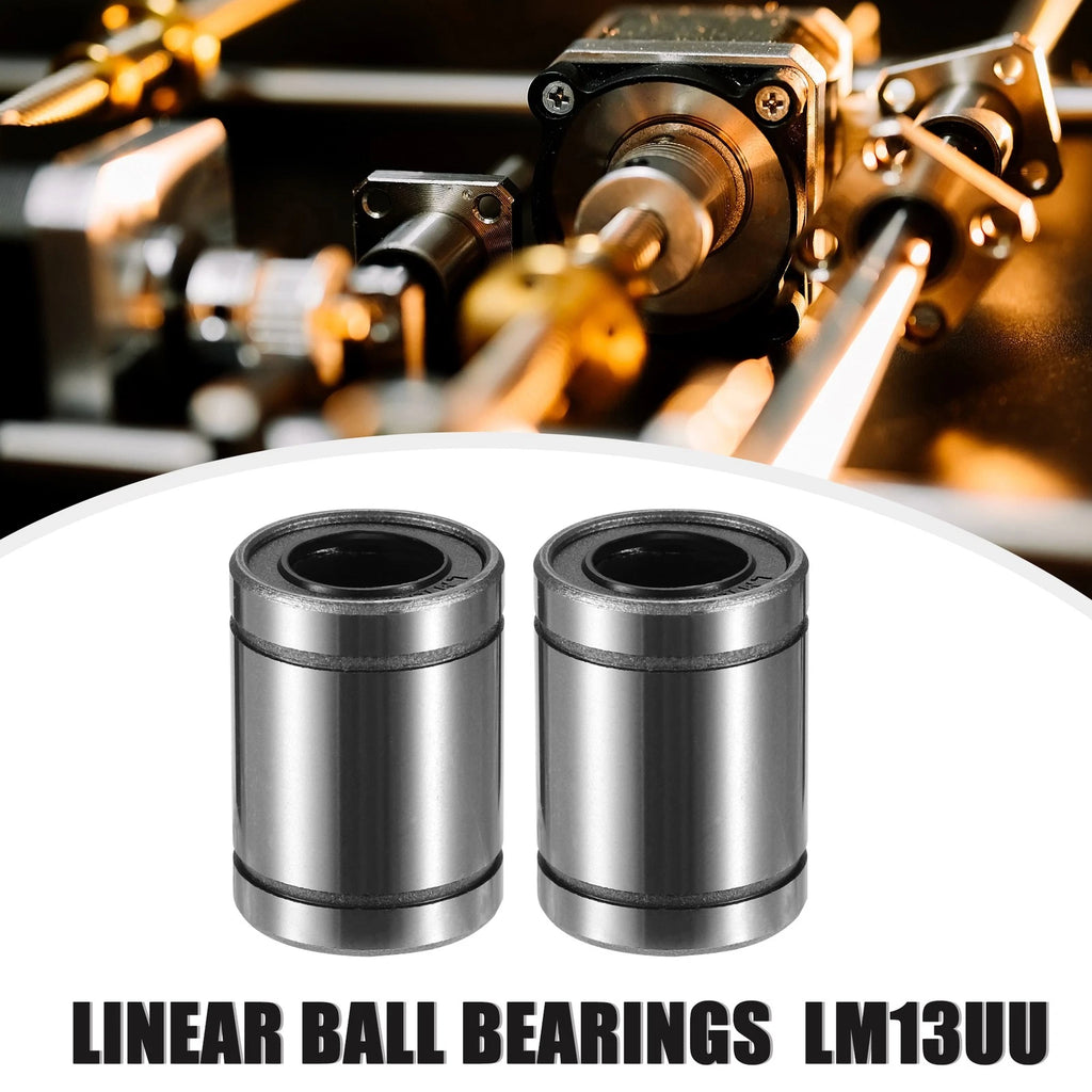 Set of 4 LM13UU Linear Ball Bearings for Car (13mm ID x 23mm OD x 32mm)