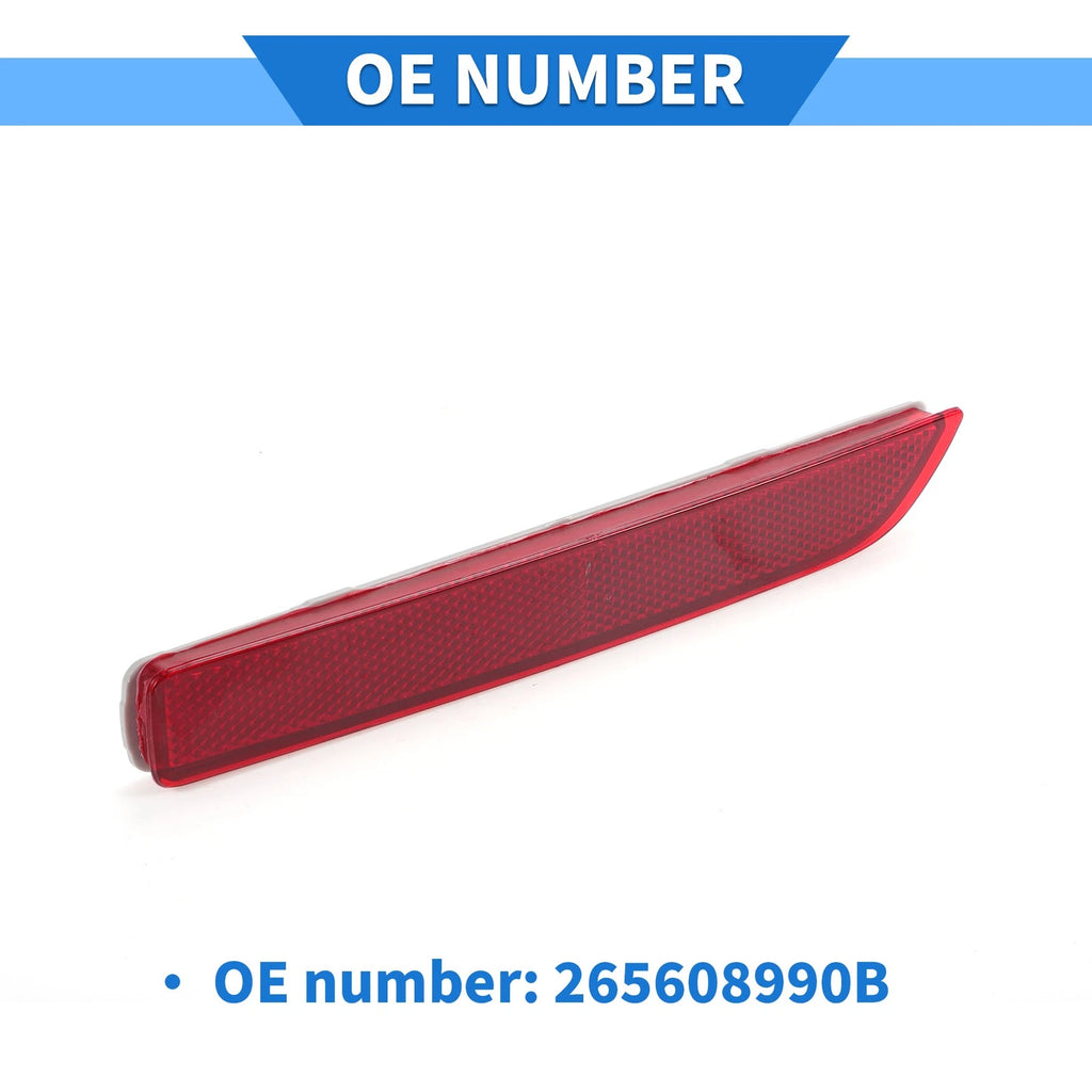Rear Right Bumper Reflector No. 265608990B for Nissan Murano (2016–2023) Red