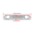 Chrome Front Lower Bumper Filler Grille Plate for GMC Sierra 1500 (2019–2022)