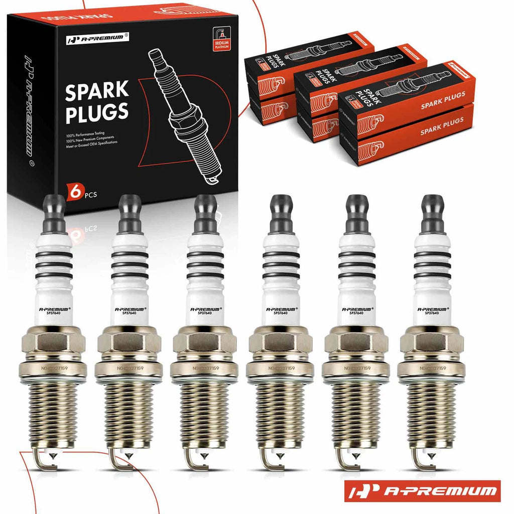 Set of 6 Iridium Platinum Spark Plugs for Toyota Camry Highlander (1994–2006)