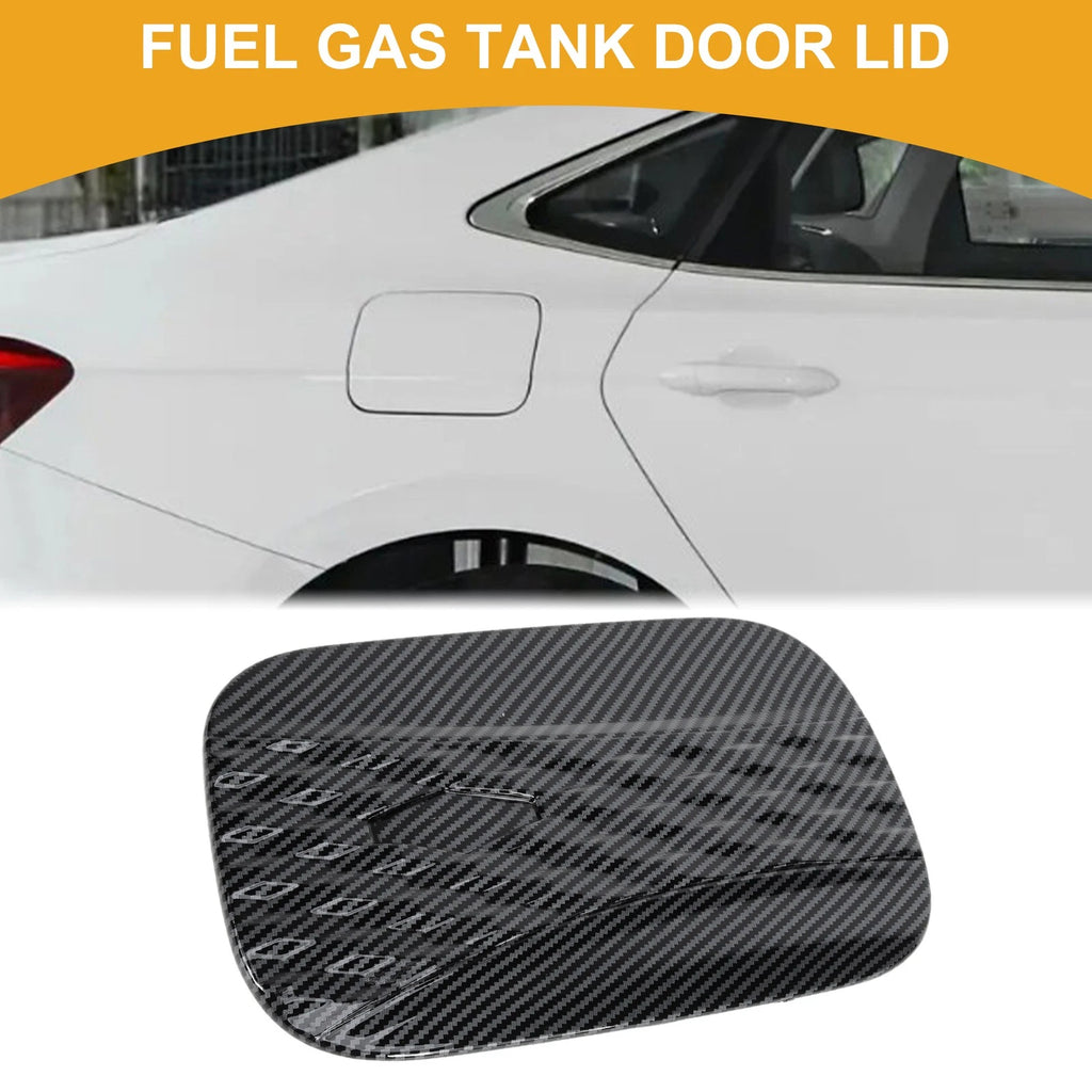 Fuel Tank Door Cap for Kia Carnival (2020–2025) Carbon Fiber Black