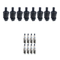 Set of 8 Ignition Coils & Denso Platinum Spark Plugs for Silverado 1500 (2007–2013)