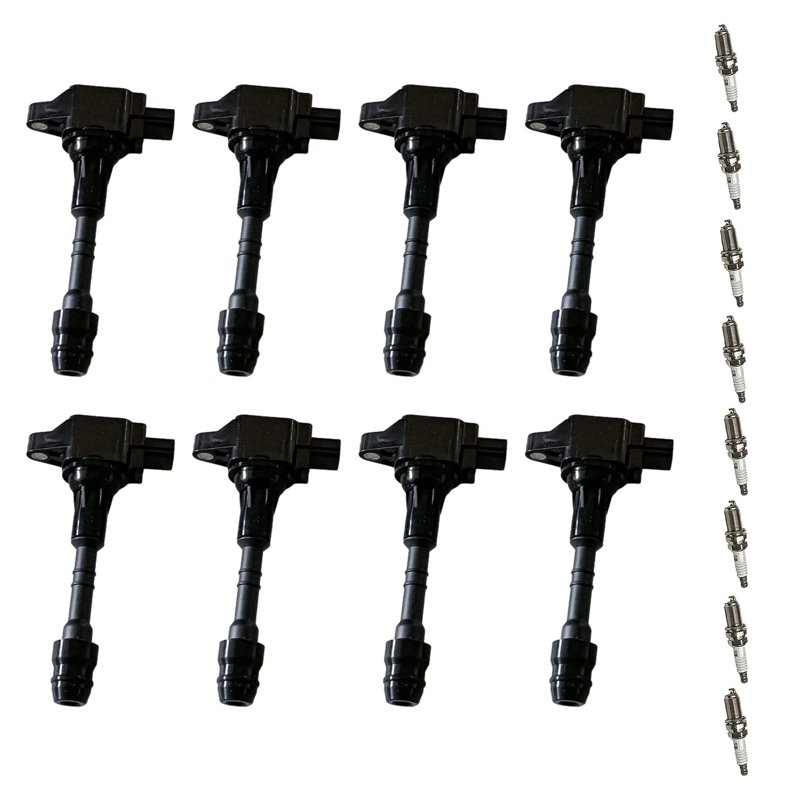 8X Ignition Coils & Spark Plugs for Nissan Titan Armada QX56 NV2500 3500 (2004–2023)