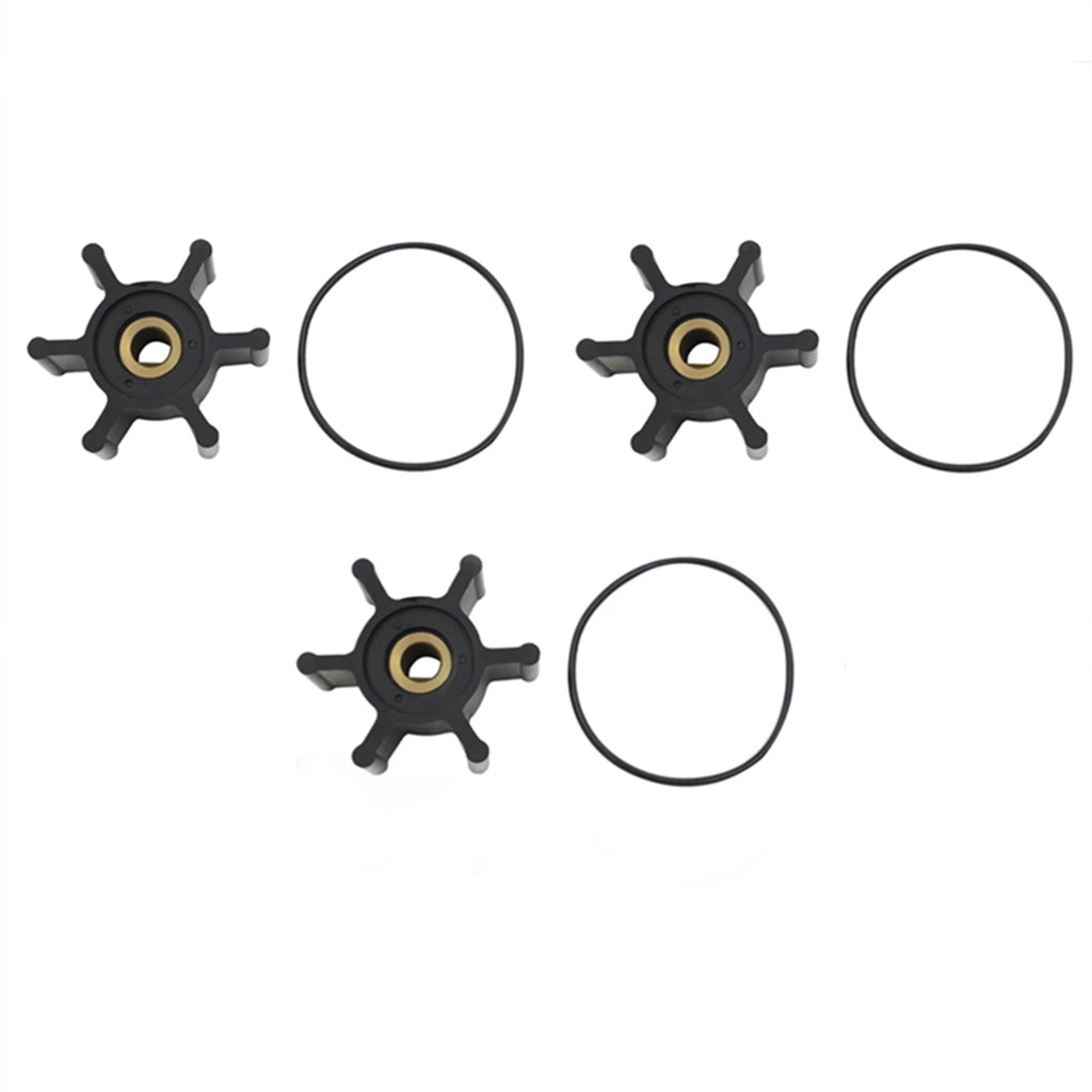 Set of 3 Water Pump Impeller Repair Kits for Jabsco Johnson (N/A)