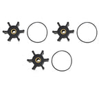 Set of 3 Water Pump Impeller Repair Kits for Jabsco Johnson (N/A)