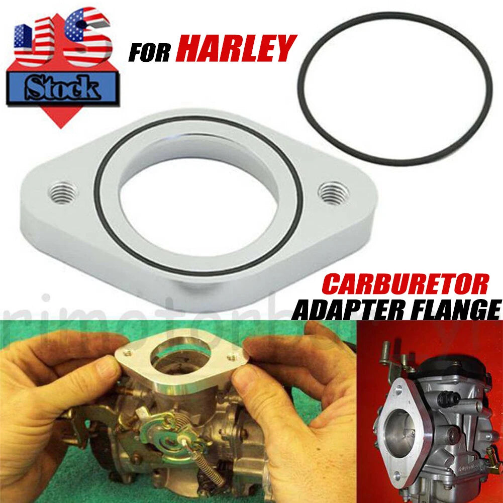 Carburetor Intake Adapter Flange CV40MM for Harley Softail Sportster (1988–2003)