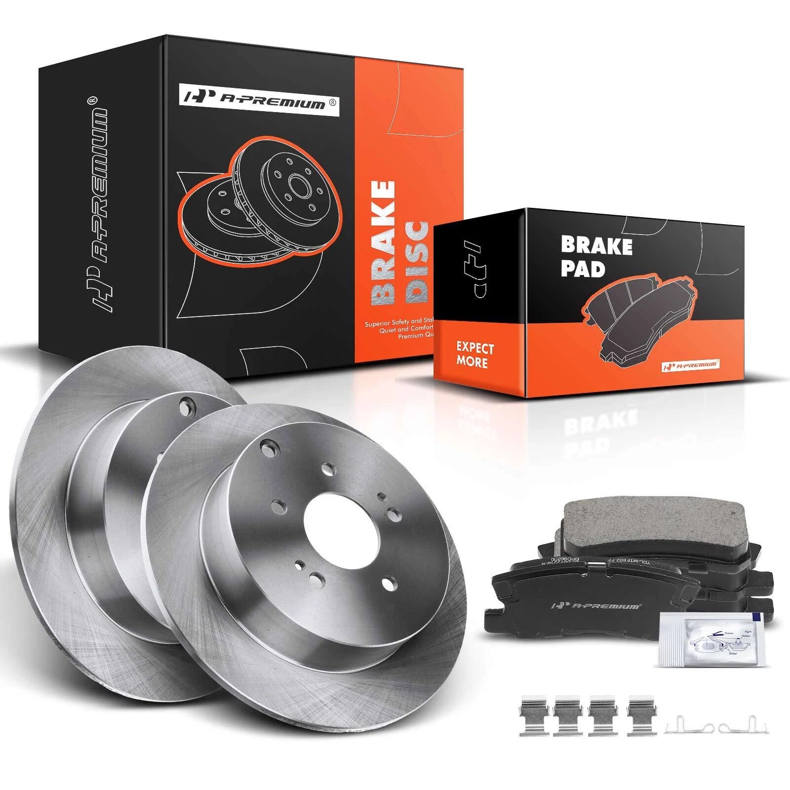 Rear Disc Brake Rotor & Ceramic Pad for Mitsubishi Endeavor (2004–2011)