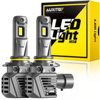 2X AUXITO 9005 LED Headlight Bulbs for High Beam (6500K White)