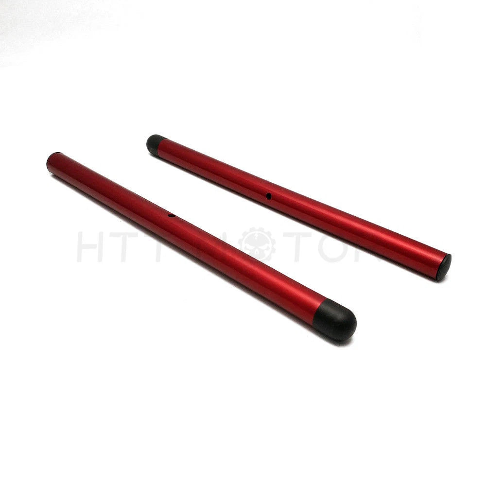 2X Replacement Handlebar Clip-on 7/8" Fork Tube 22mm Red for Aprilia BMW Honda