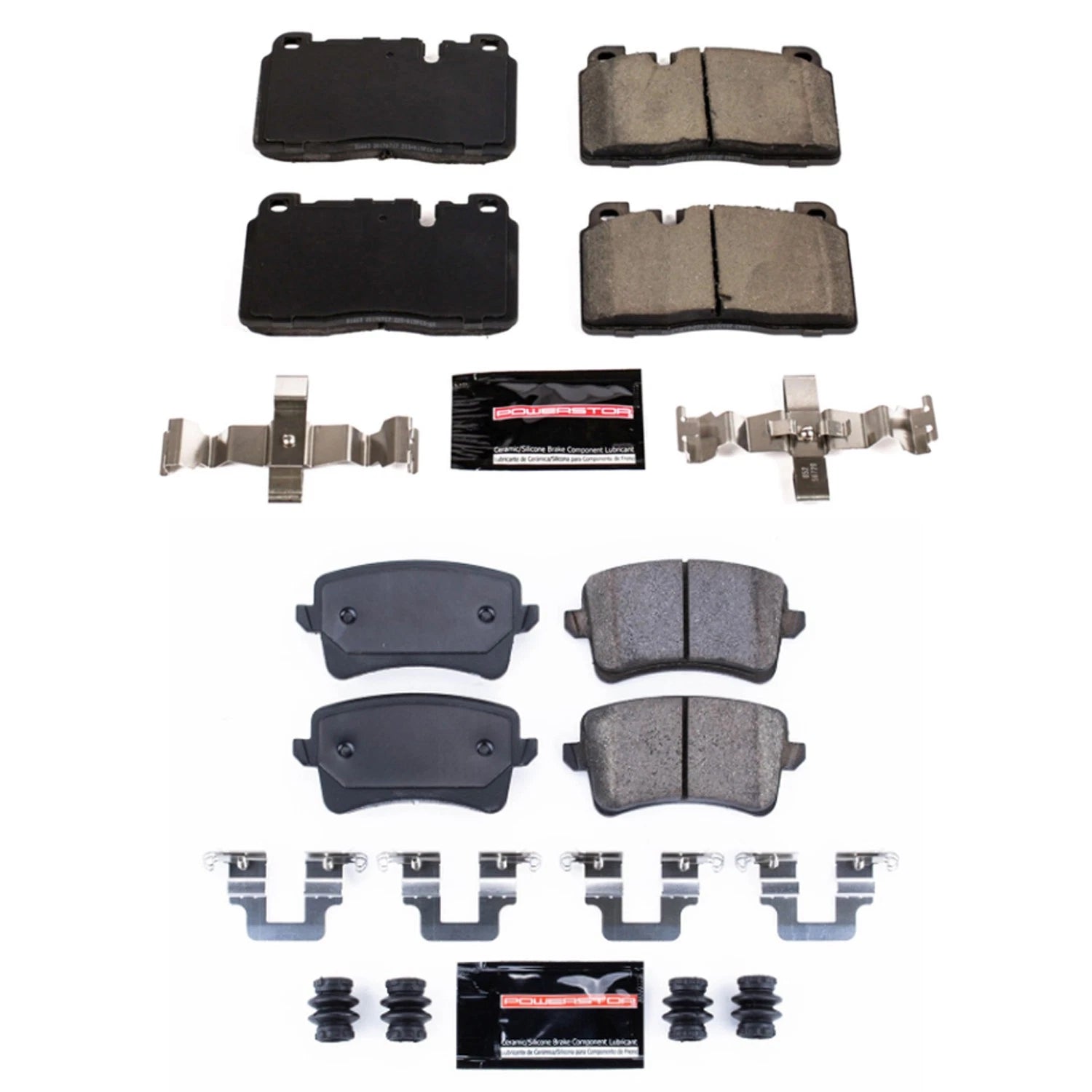 PowerStop Z23 Carbon-Fiber Ceramic Brake Pads Kit for Audi Q5 (2018–2023)