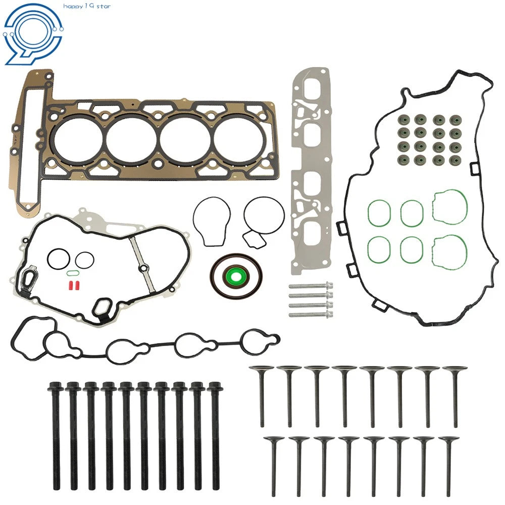 Set of 16 Head Gasket Bolts for Chevrolet Equinox 2010–2013
