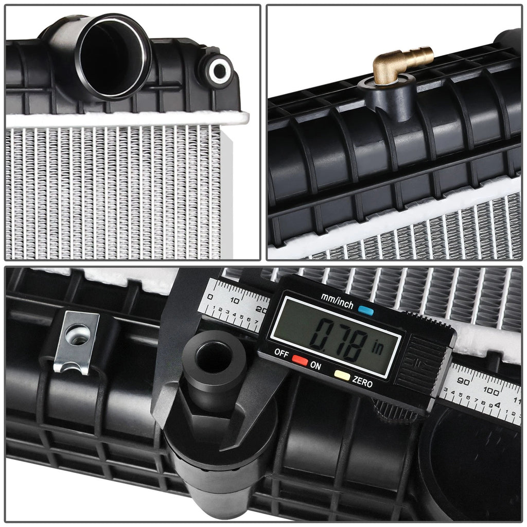 2-Row Aluminum Radiator for Western Star 4900EX/4900FA/4900SA (2011–2012)
