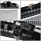 2-Row Aluminum Radiator for Western Star 4900EX/4900FA/4900SA (2011–2012)