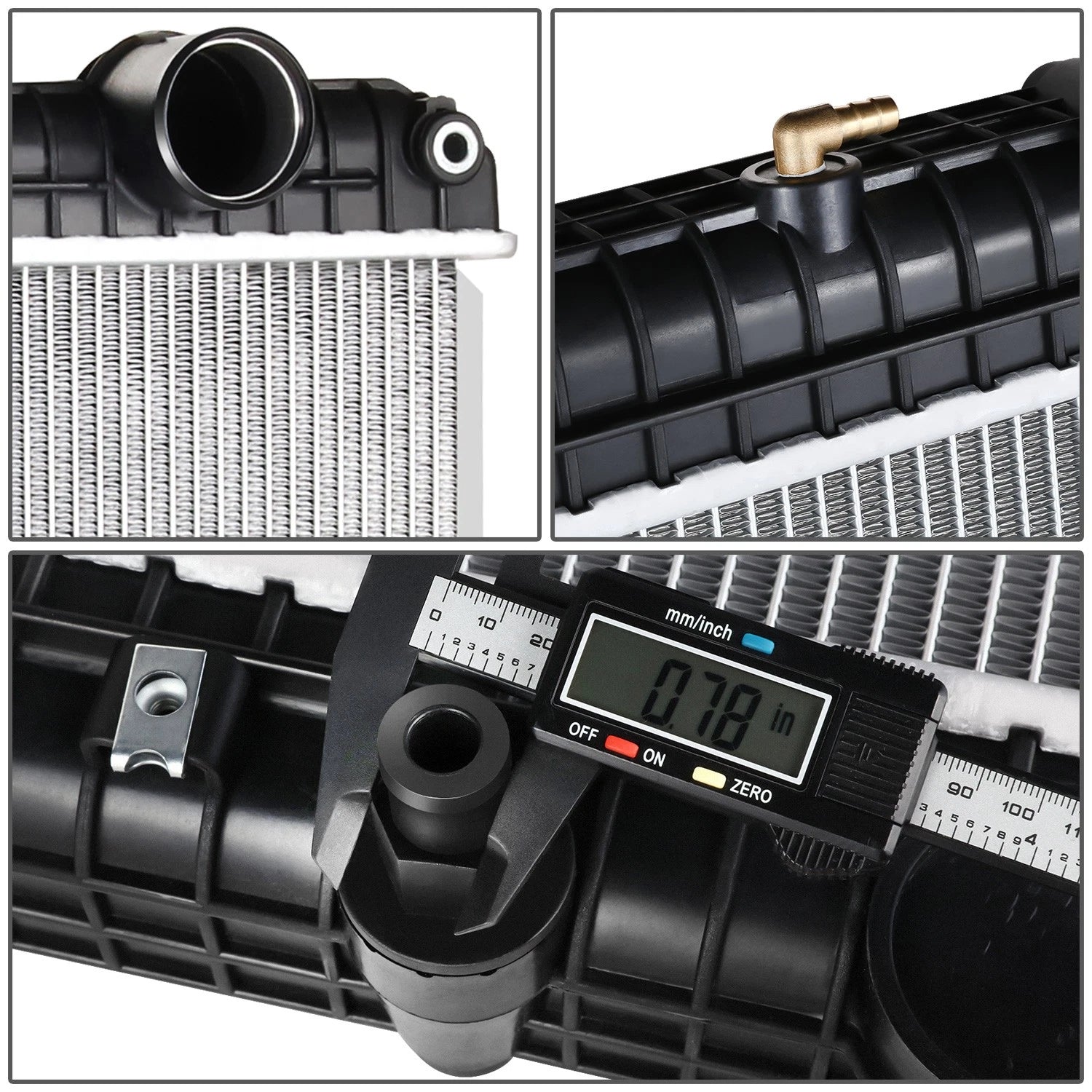 2-Row Aluminum Radiator for Western Star 4900EX/4900FA/4900SA (2011–2012)