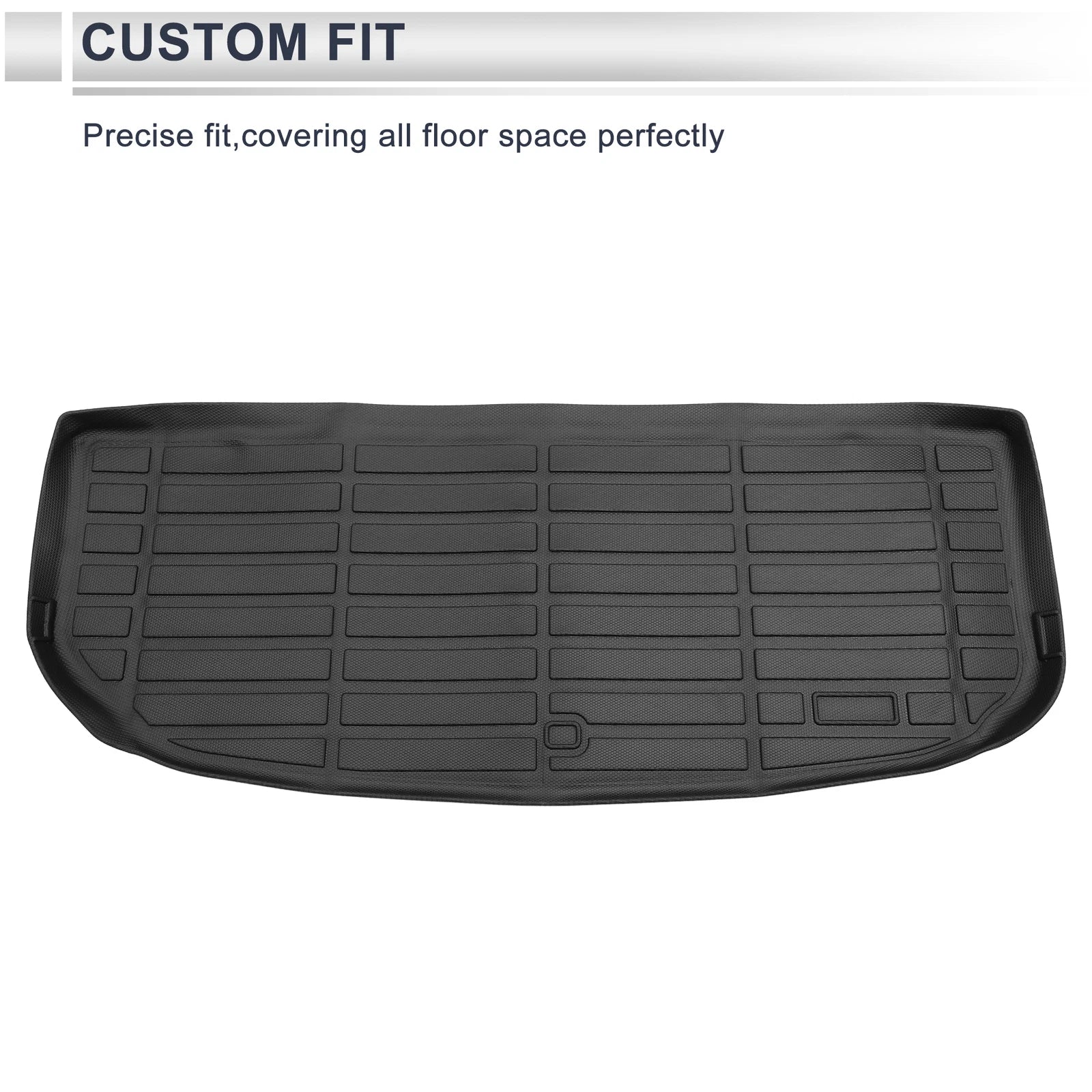 Cargo Liner Rear Trunk Mat for Hyundai Palisade (2020–2024) TPE Long Grid