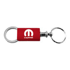 Red Anodized Aluminum Valet Keychain - Officially Licensed for Mopar Vehicles
