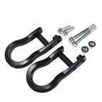 1 Pair Black Tow Hooks for Chevrolet GMC Silverado Sierra 1500 (2007–2019) 84072463