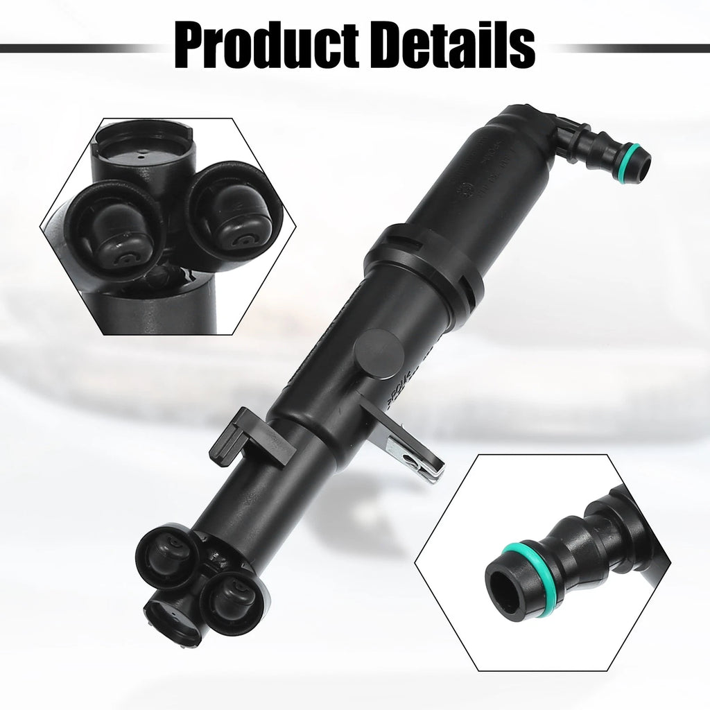 1 Pair Headlight Washer Nozzle for Mercedes-Benz CL 550 (2007)