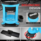 300LBS Round Roller Foam-Padded Creeper Stool for Garage Workshop