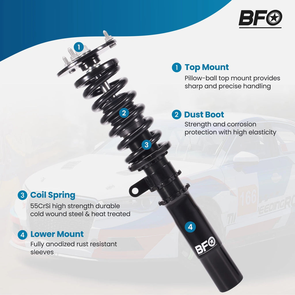 Coilovers Lowering Kit for BMW 5-Series E39 Sedan (1996–2003) RWD