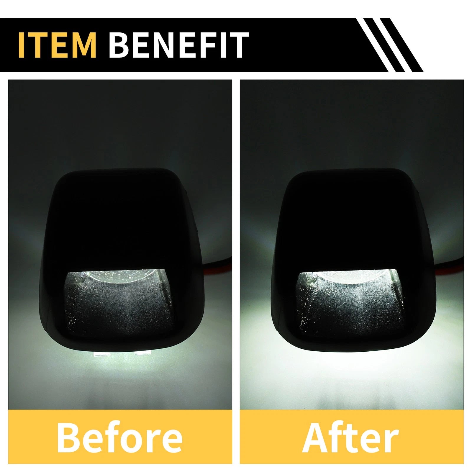 2X License Plate Light Tag Lamp for Nissan Titan (2007–2015) Clear Lens