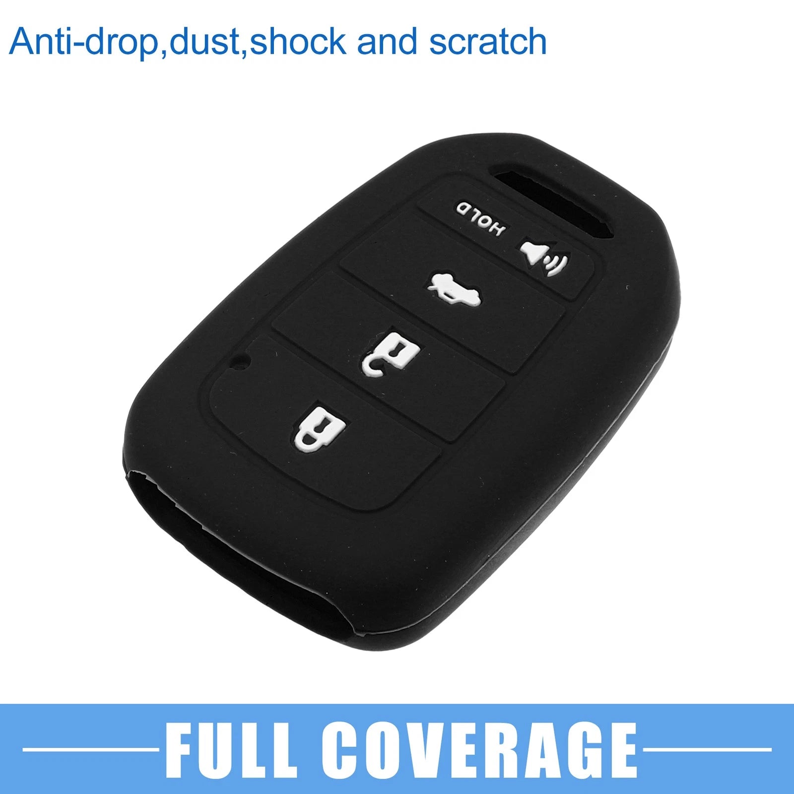 2X Smart Key Fob Cover Protector for Honda Civic Accord CR-V HR-V (2016–2023)
