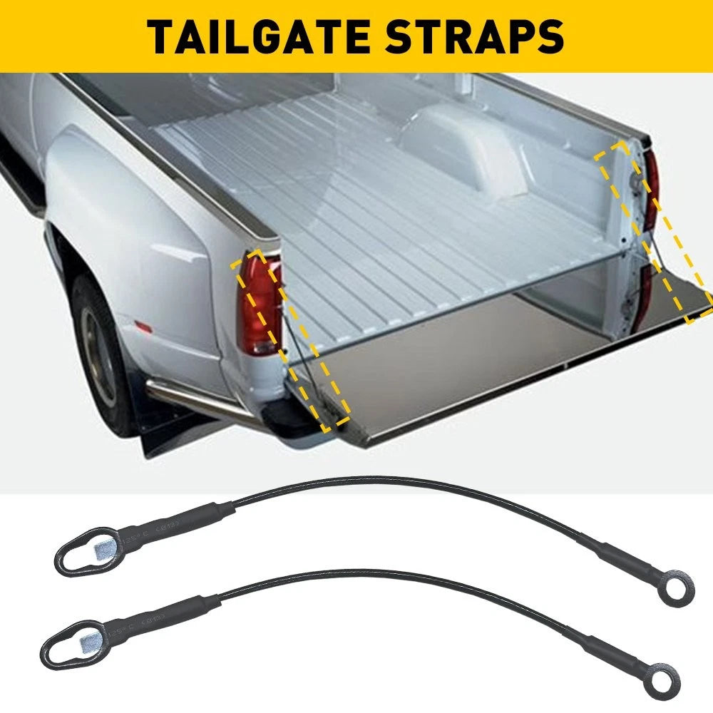 Set of 2 Tailgate Cables for Dodge Dakota LH RH