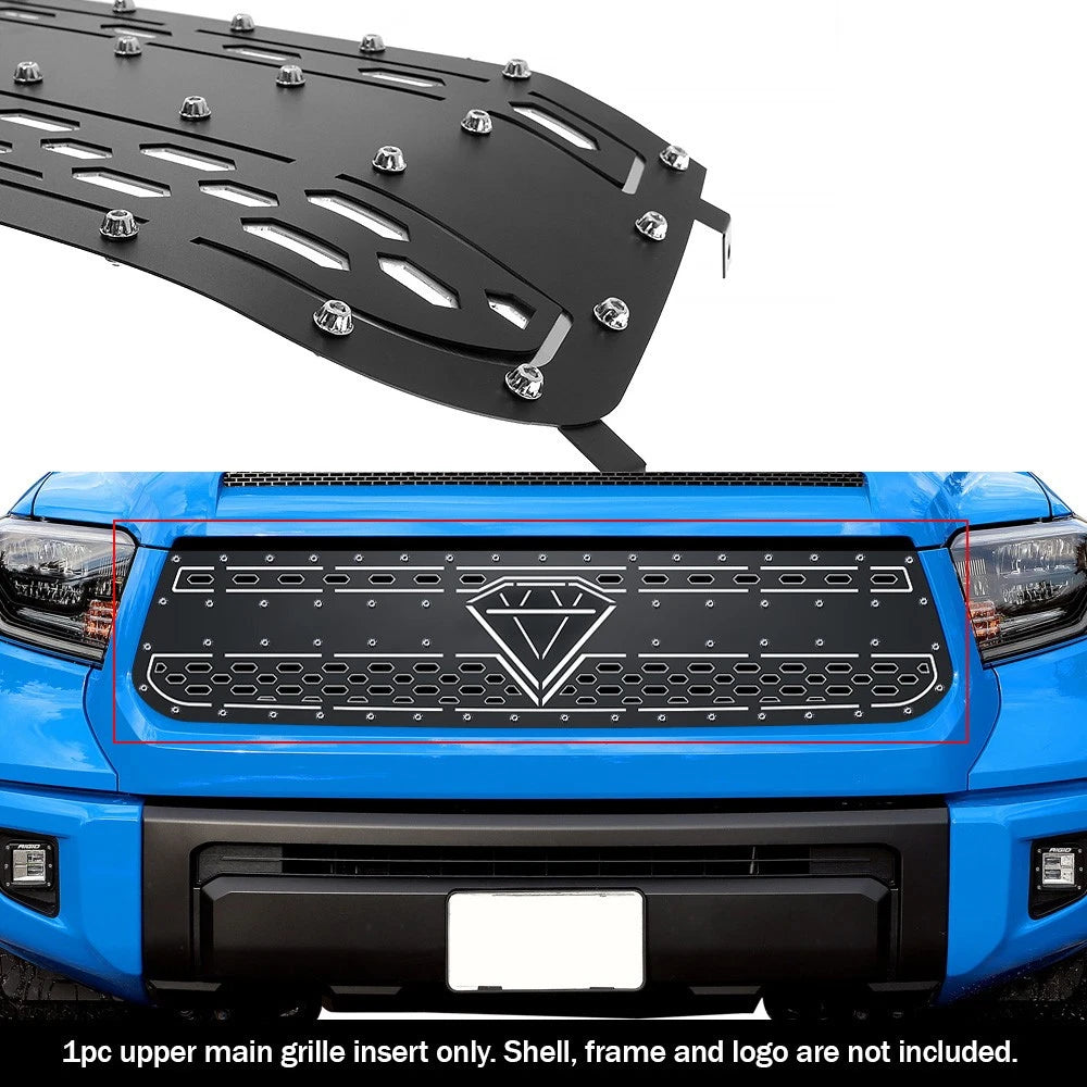Stainless Double Layer Grille Insert for Toyota Tundra (2014-2017)