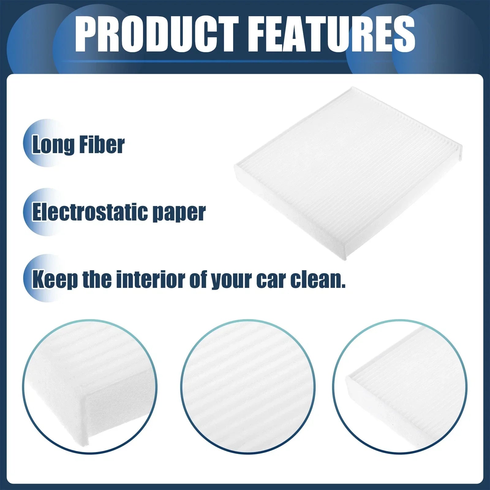 Engine Air Filter for Hyundai Elantra 2021-2023 (1 x White)