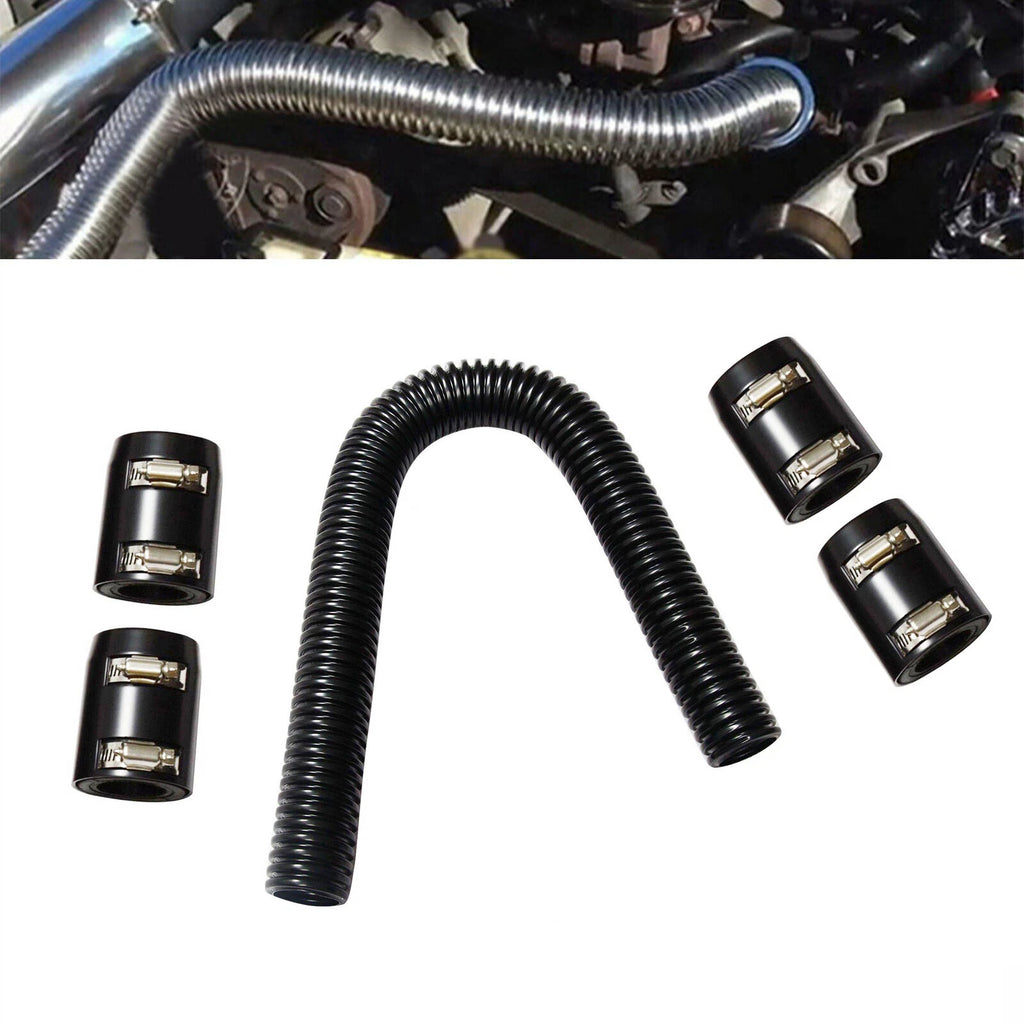 36'' Stainless Steel Radiator Flexible Coolant Water Hose Kit (Universal)