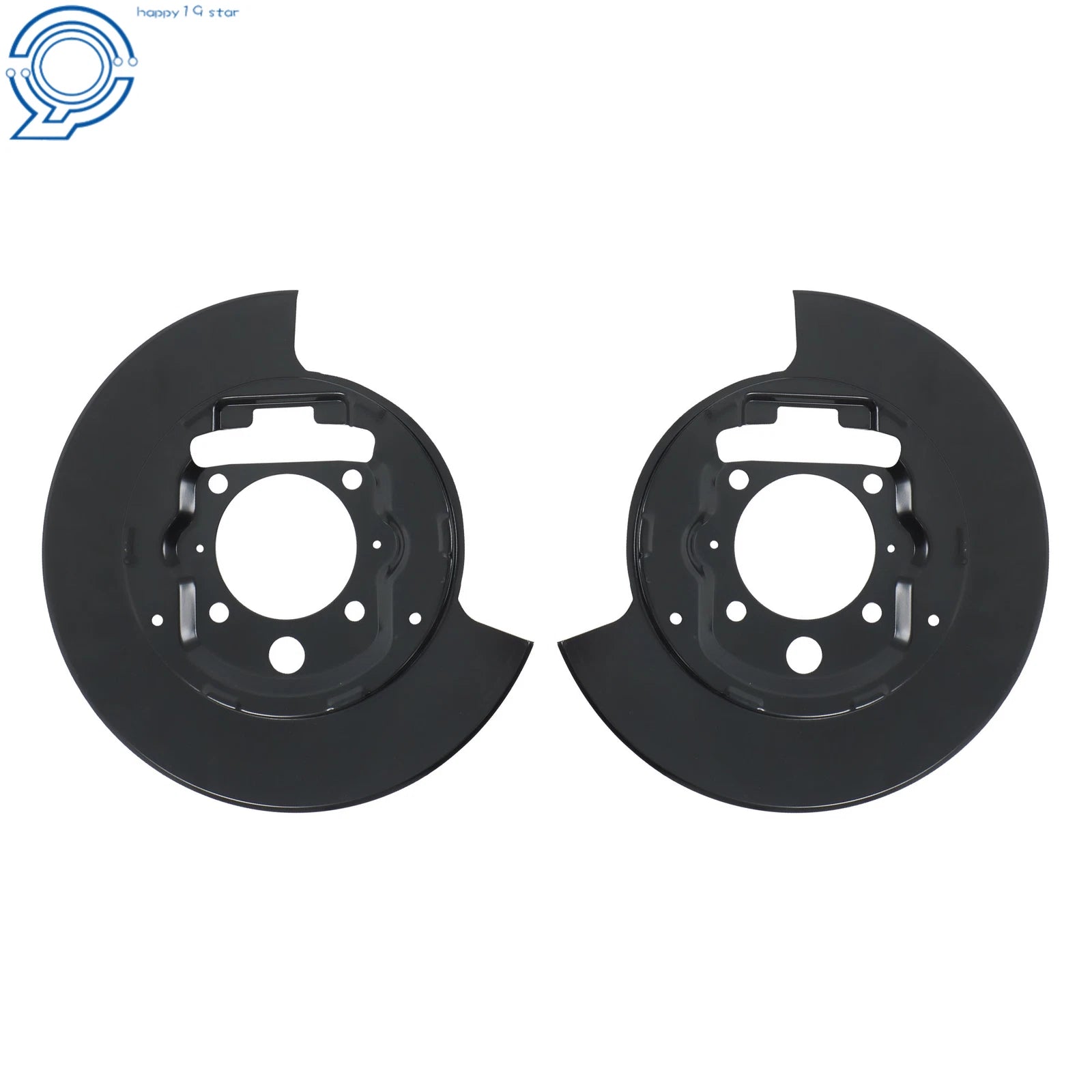 Set of 2 Rear Brake Dust Shields for Ford F-150 (2004–2008)