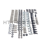 Complete Silver Fairing Bolt Kit for Yamaha YZF R1 (2007–2008)