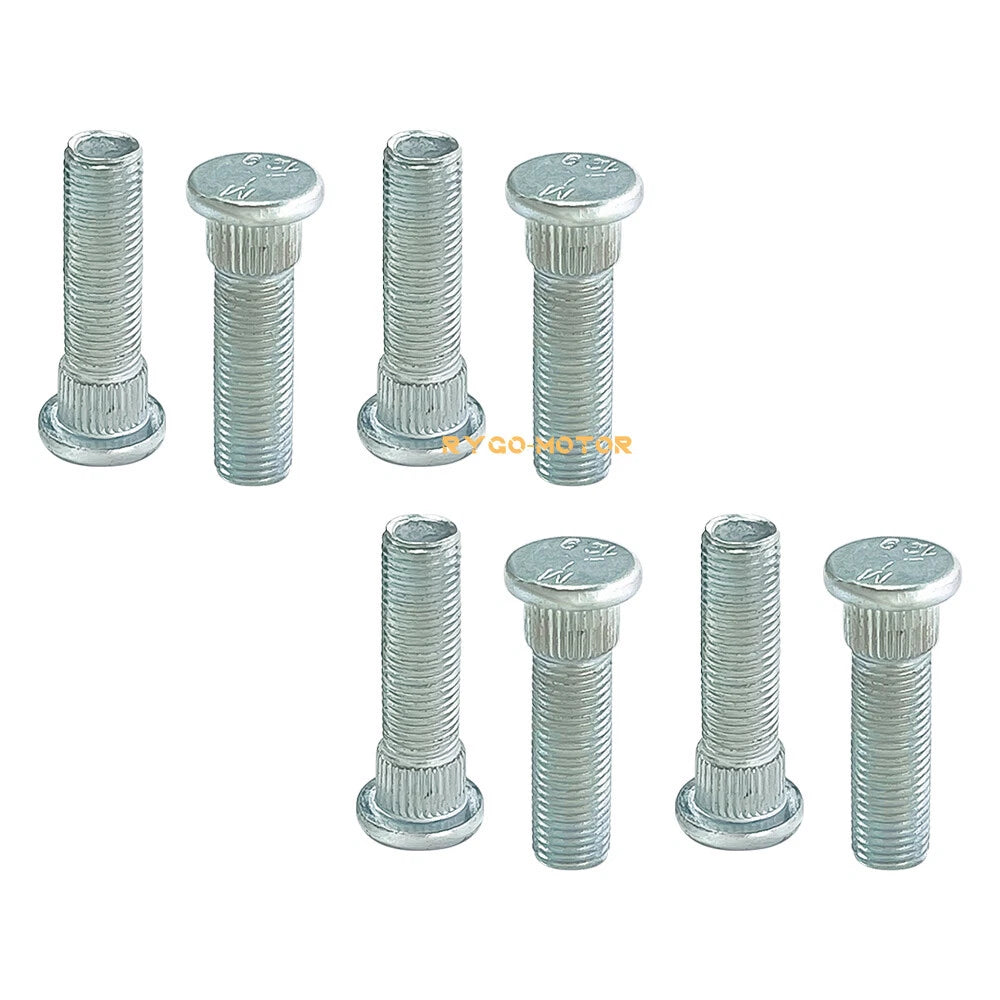 Set of 8 Rear Wheel Studs Bolts for Polaris RZR 570 800 900 XP 2008–2022