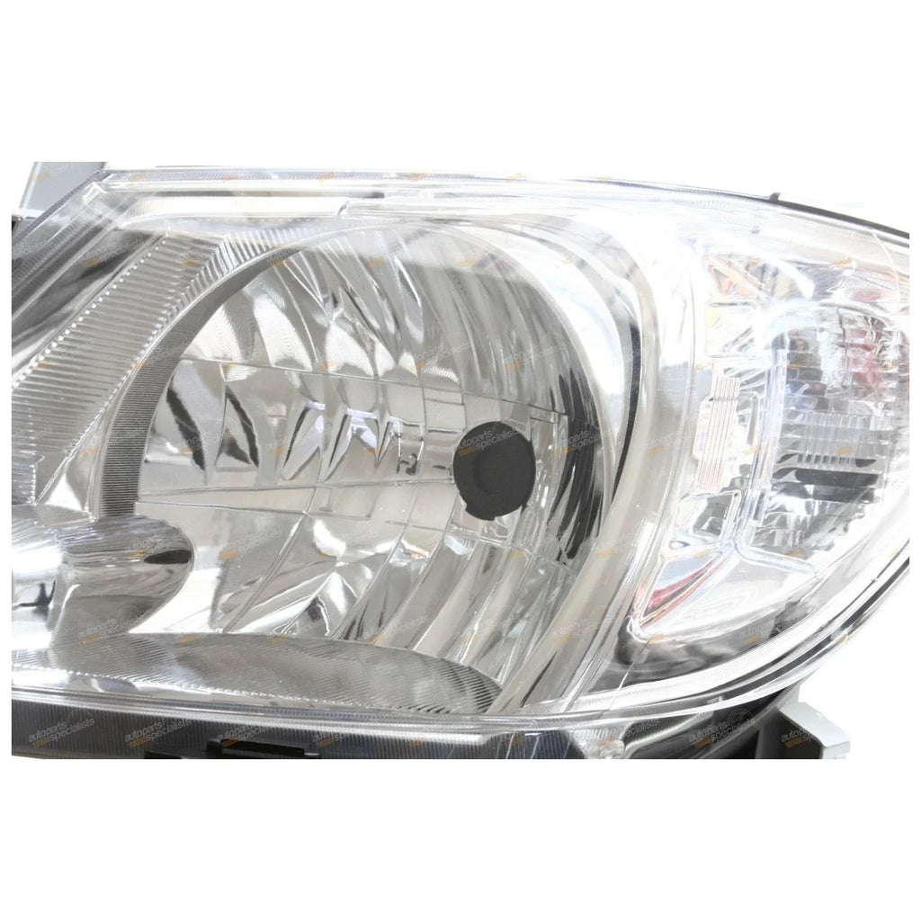 LH+RH Clear HeadLights Pair for Toyota Hilux (2008–2011)
