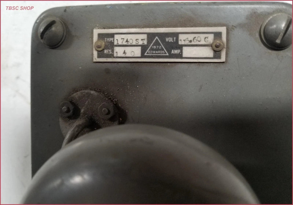 Fire Alarm Bell No. 1740ST for Vintage Edwards Company (115v)