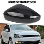 Mirror Cover for Polo MK5 (2009–2017) Left Side Gloss Black ABS