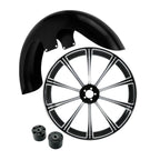 23" Front Wheel Rim & Dual Disc Hub & Fender for Harley Electra Glide (2008–2025)
