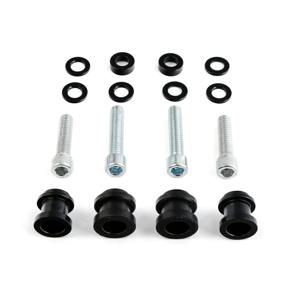 Black Docking Hardware Kit for Harley Softail Fat Boy Breakout (2018-2025)