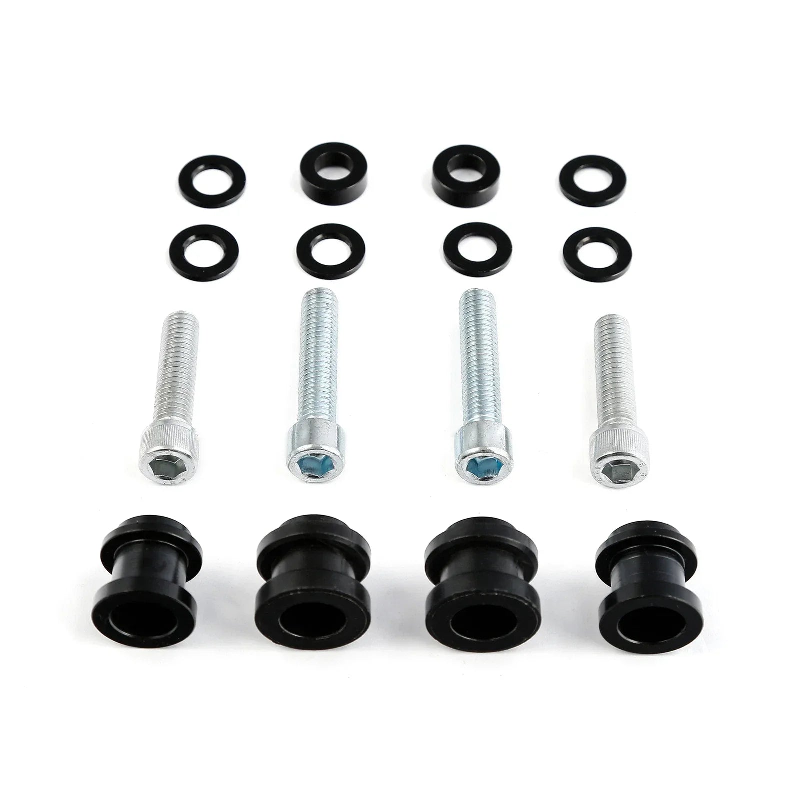 Black Docking Hardware Kit for Harley Softail Fat Boy Breakout (2018-2025)
