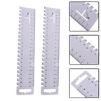 2X Sewing Ruler Spare Tools 21cm Ultra-thin Soft White Wire