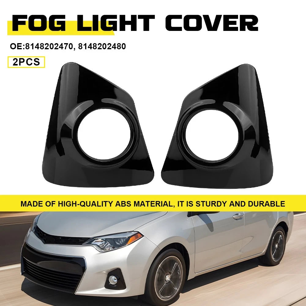 Fog Light Bezel Covers for Toyota Corolla (2014–2016) L+R