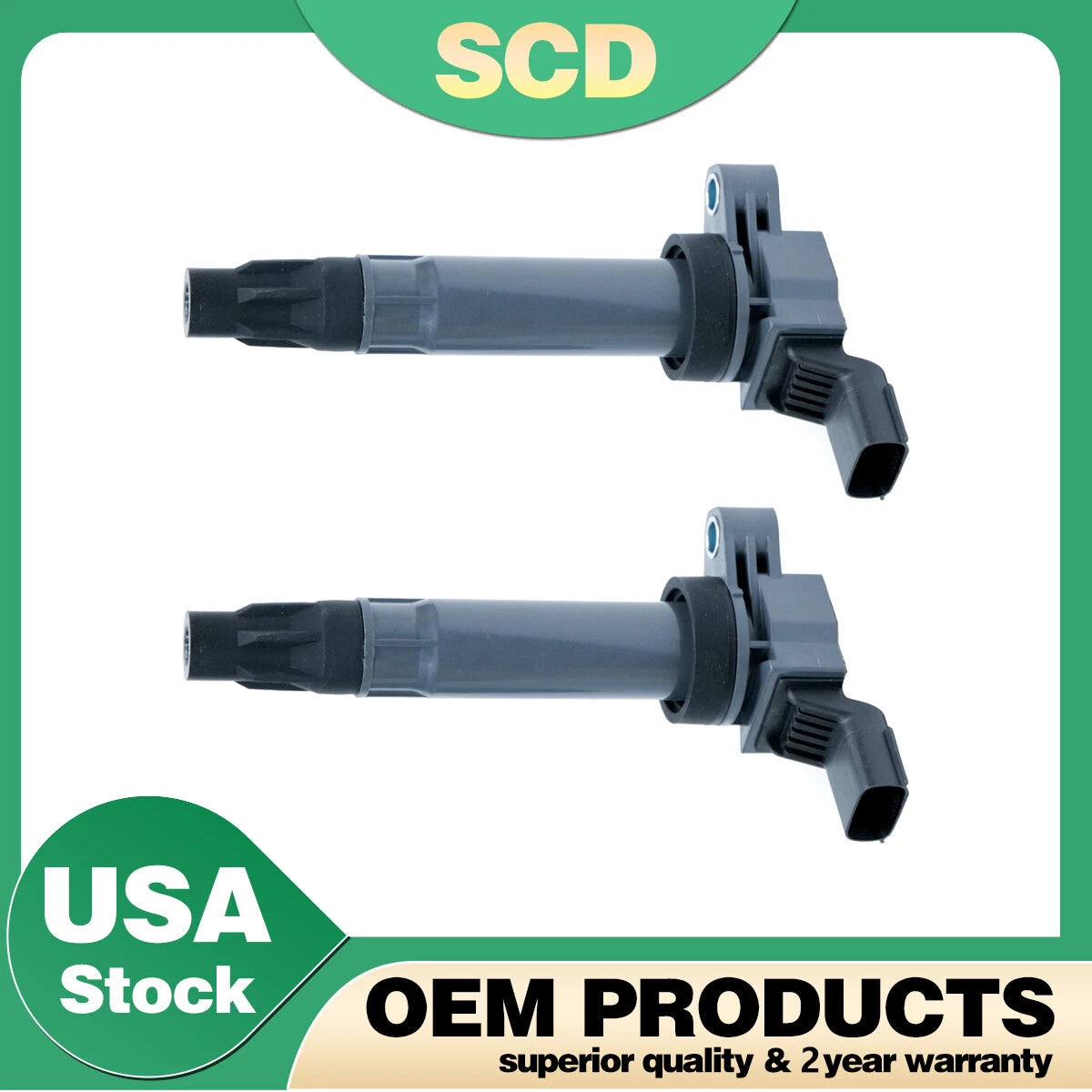 2X UF725 Ignition Coil for Chevrolet Spark (2012–2015) C1846 5C1903