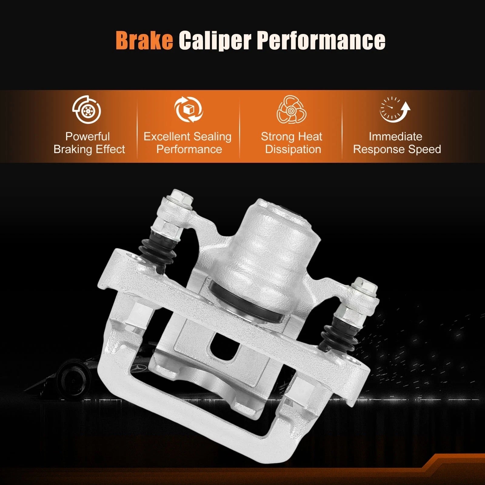 Brake Calipers with Bracket Kits for Nissan Xterra (2005–2015)