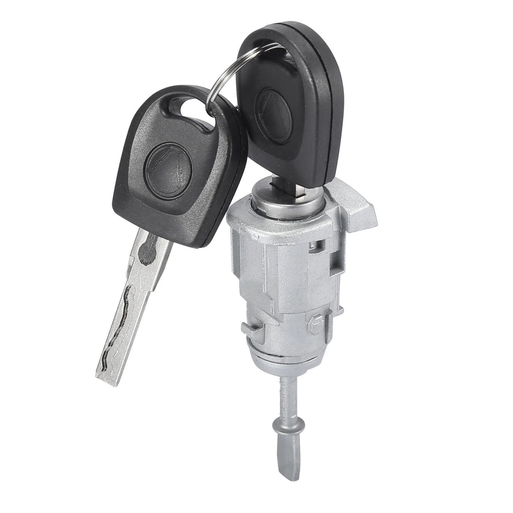 2X Door Lock Cylinder with 2 Keys 604837167 604837168 for Volkswagen Jetta (2011–2018)