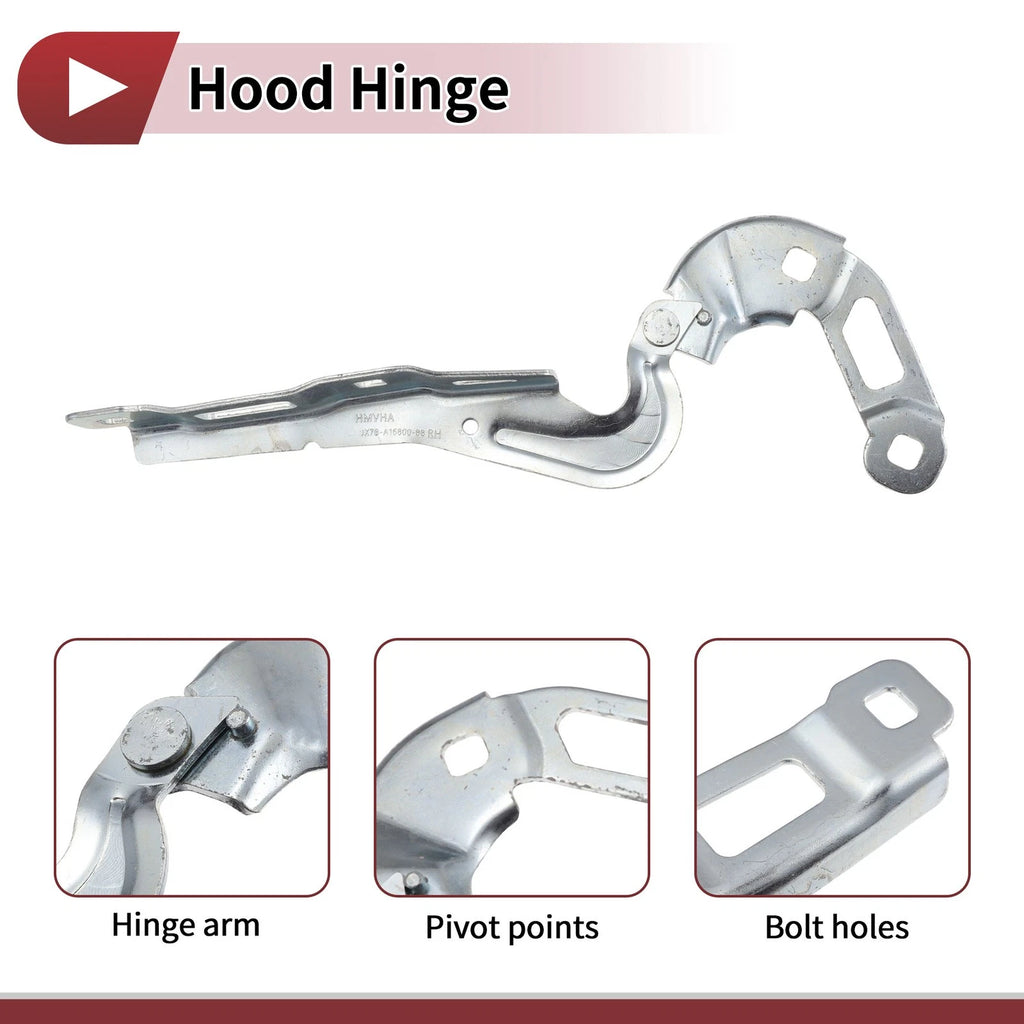 Hood Hinge for Ford Focus (2019–2023) Right Side 1 pcs