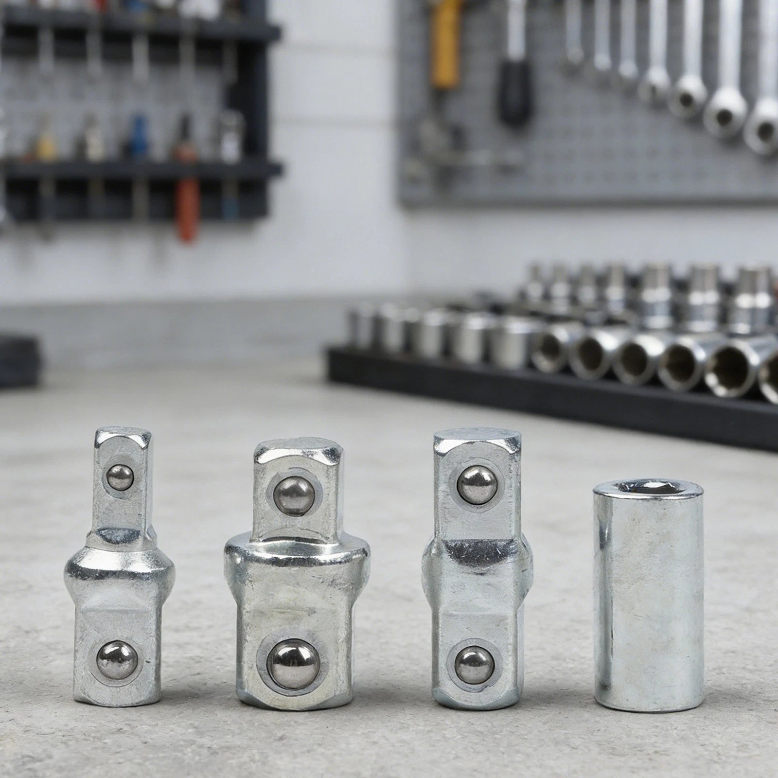 Set of 4 Socket Adapter Sleeves for Automotive Repairs